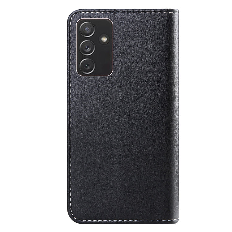 For Samsung Galaxy A82 5G Tricolor Stitching Horizontal Flip Leather Phone Case