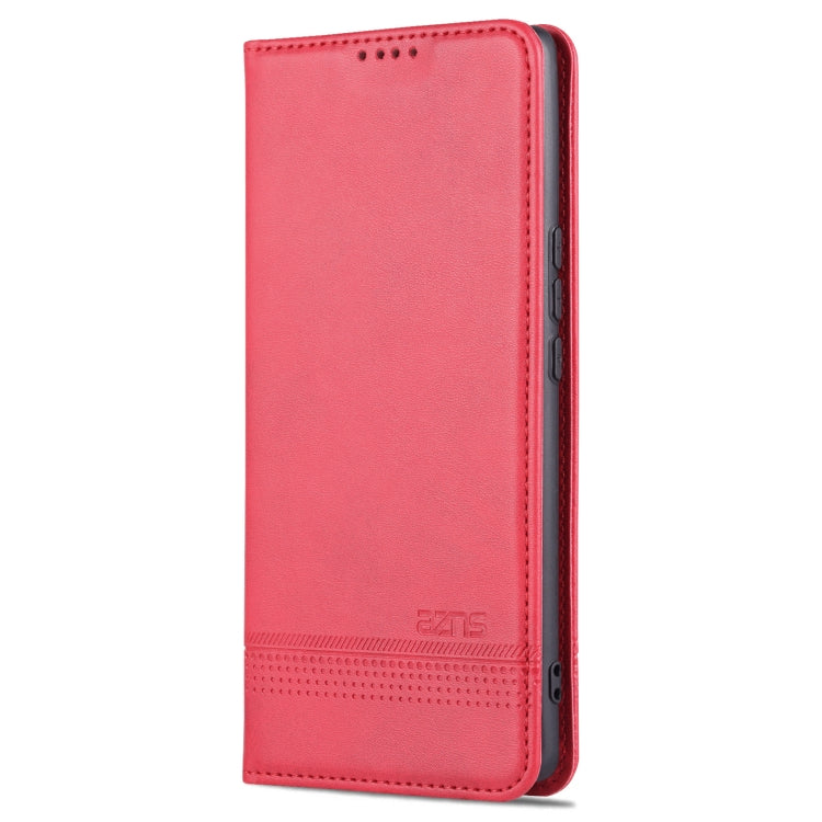 For Honor 60 SE AZNS Magnetic Calf Texture Flip Leather Phone Case