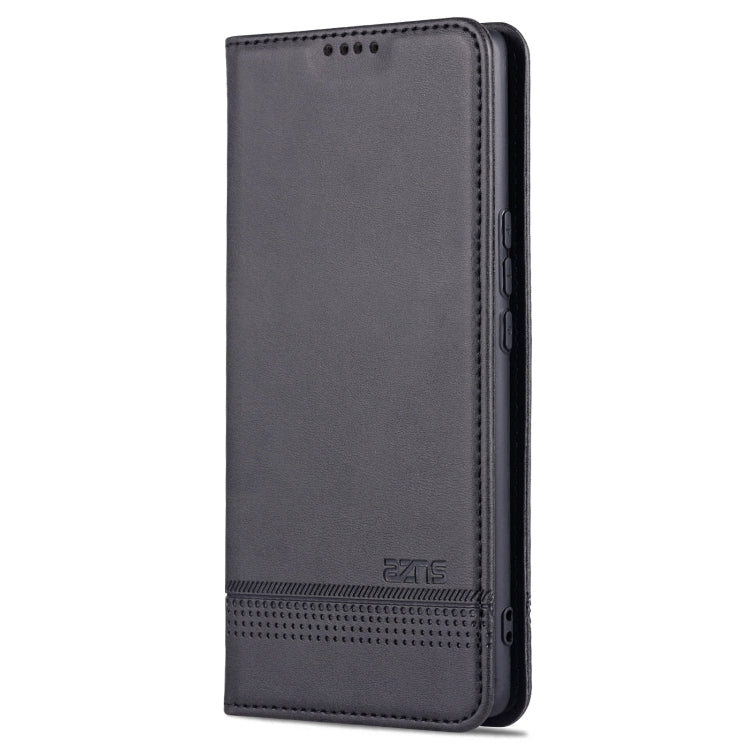 For Honor 60 SE AZNS Magnetic Calf Texture Flip Leather Phone Case