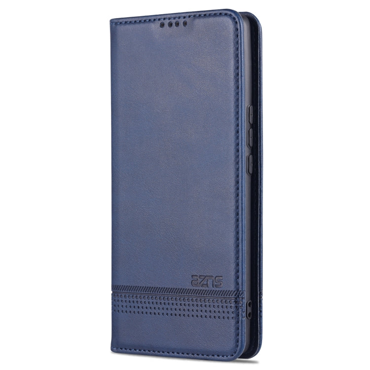 For Honor 60 SE AZNS Magnetic Calf Texture Flip Leather Phone Case