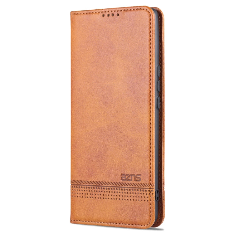 For Honor 60 SE AZNS Magnetic Calf Texture Flip Leather Phone Case