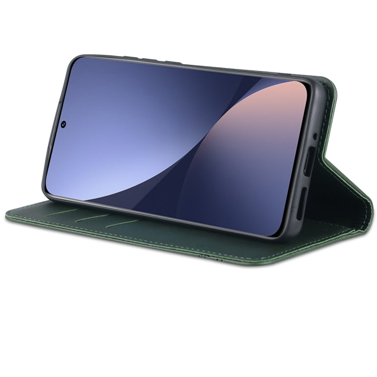 For Xiaomi 12 / 12X AZNS Magnetic Calf Texture Flip Leather Phone Case