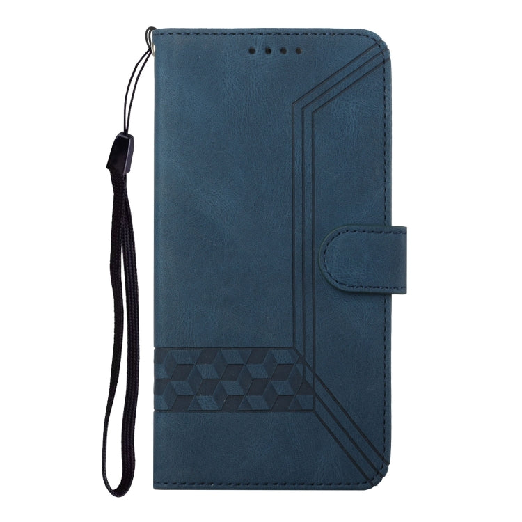 For Samsung Galaxy A33 5G Cubic Skin Feel Flip Leather Phone Case