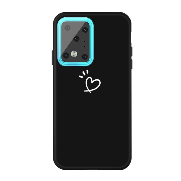 For Galaxy S20 Ultra Love Heart Pattern Frosted TPU Protective Case