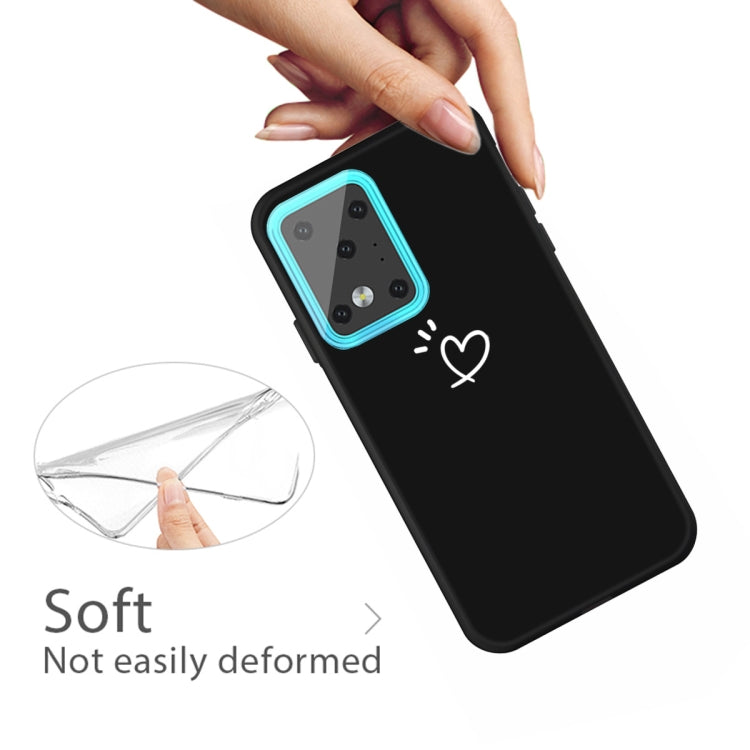 For Galaxy S20 Ultra Love Heart Pattern Frosted TPU Protective Case