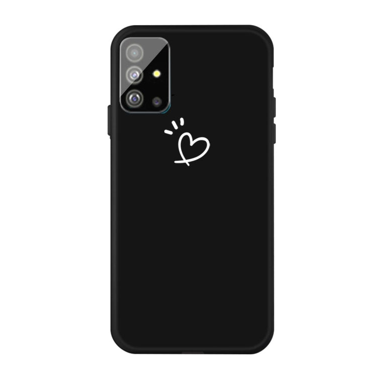 For Galaxy S20 Love Heart Pattern Frosted TPU Protective Case