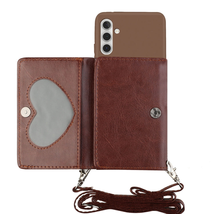 For Samsung Galaxy A13 5G Crossbody Lanyard Wallet Card Bag Phone Case