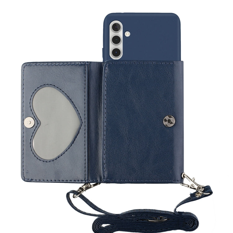 For Samsung Galaxy A13 5G Crossbody Lanyard Wallet Card Bag Phone Case