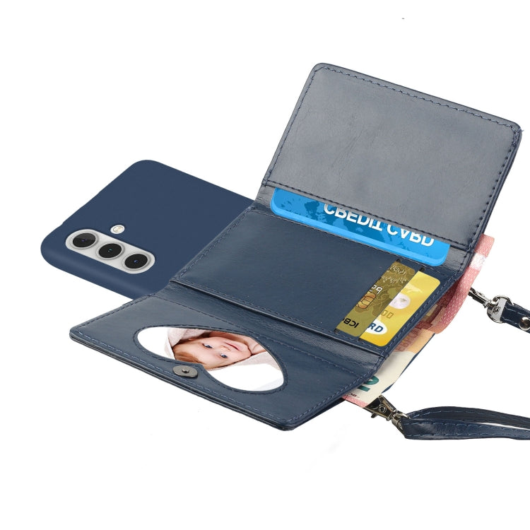 For Samsung Galaxy A13 5G Crossbody Lanyard Wallet Card Bag Phone Case