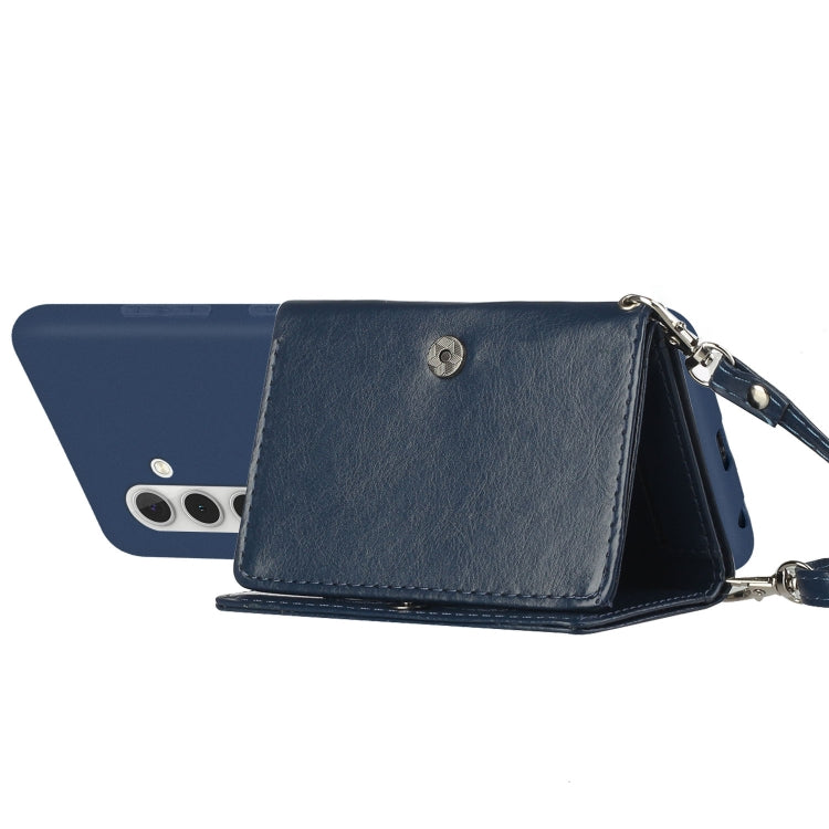 For Samsung Galaxy A13 5G Crossbody Lanyard Wallet Card Bag Phone Case