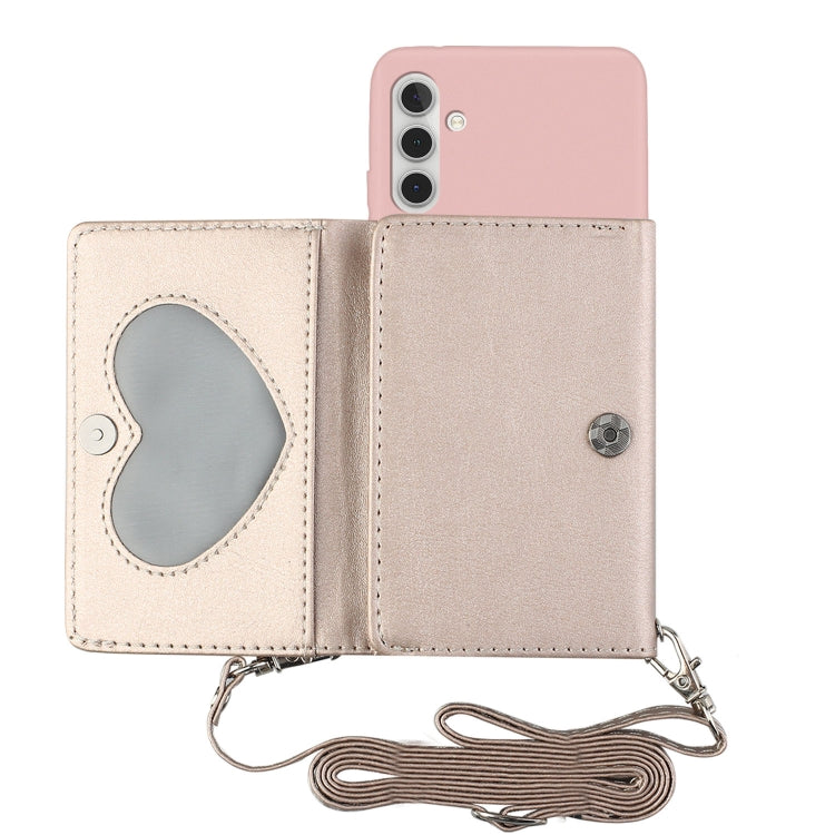 For Samsung Galaxy A13 5G Crossbody Lanyard Wallet Card Bag Phone Case