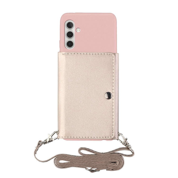 For Samsung Galaxy A13 5G Crossbody Lanyard Wallet Card Bag Phone Case