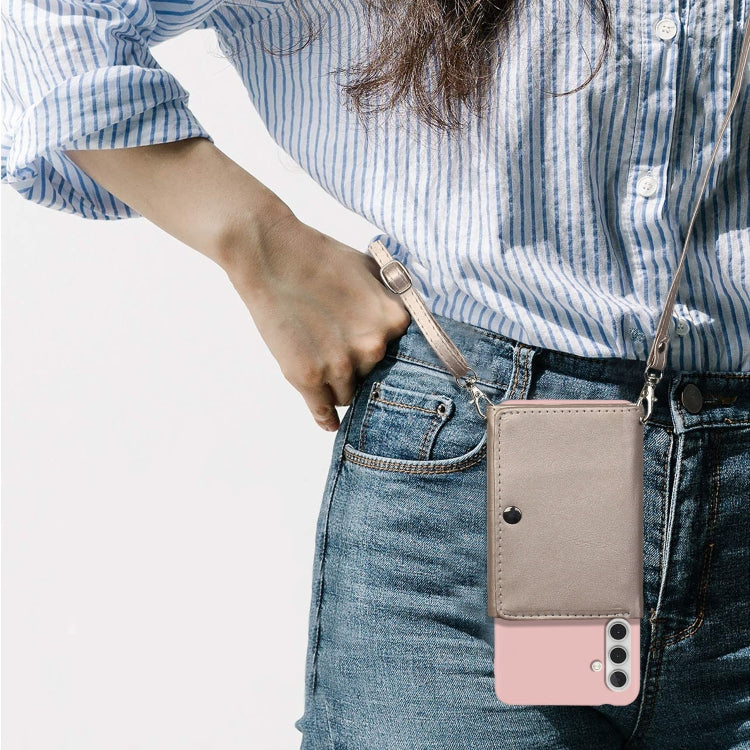 For Samsung Galaxy A13 5G Crossbody Lanyard Wallet Card Bag Phone Case