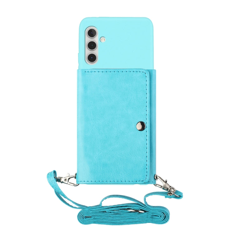 For Samsung Galaxy A13 5G Crossbody Lanyard Wallet Card Bag Phone Case