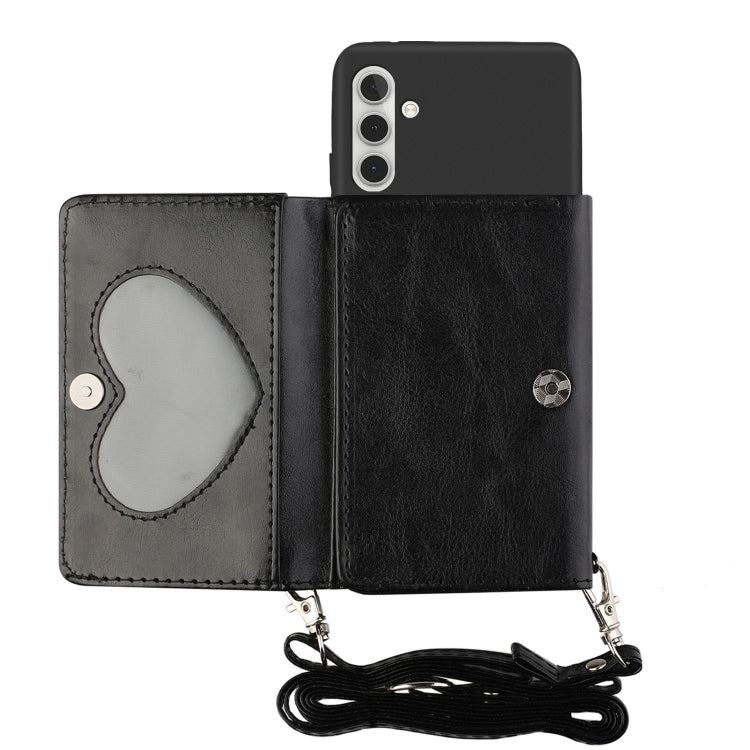 For Samsung Galaxy A13 5G Crossbody Lanyard Wallet Card Bag Phone Case