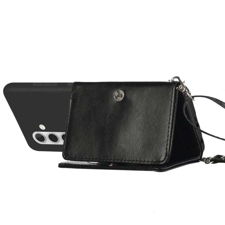 For Samsung Galaxy A13 5G Crossbody Lanyard Wallet Card Bag Phone Case