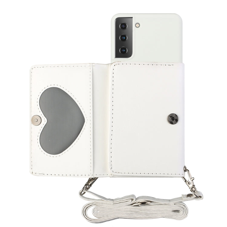 For Samsung Galaxy S22 5G Crossbody Lanyard Wallet Card Bag Phone Case