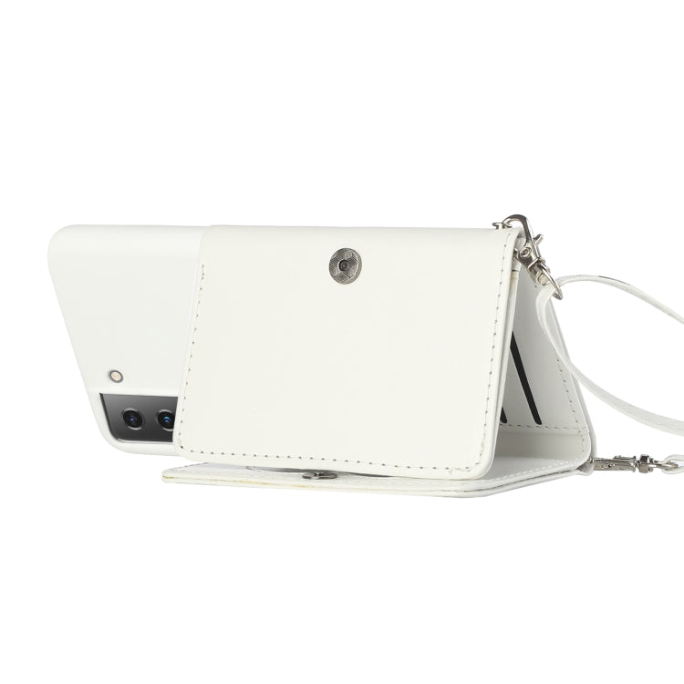 For Samsung Galaxy S22 5G Crossbody Lanyard Wallet Card Bag Phone Case