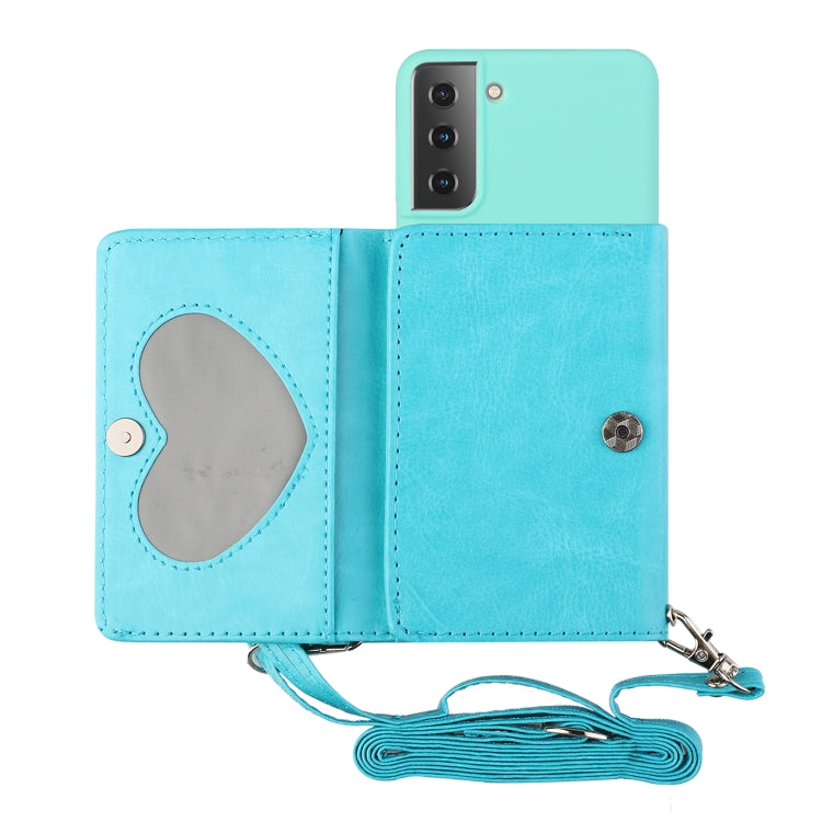 For Samsung Galaxy S22 5G Crossbody Lanyard Wallet Card Bag Phone Case