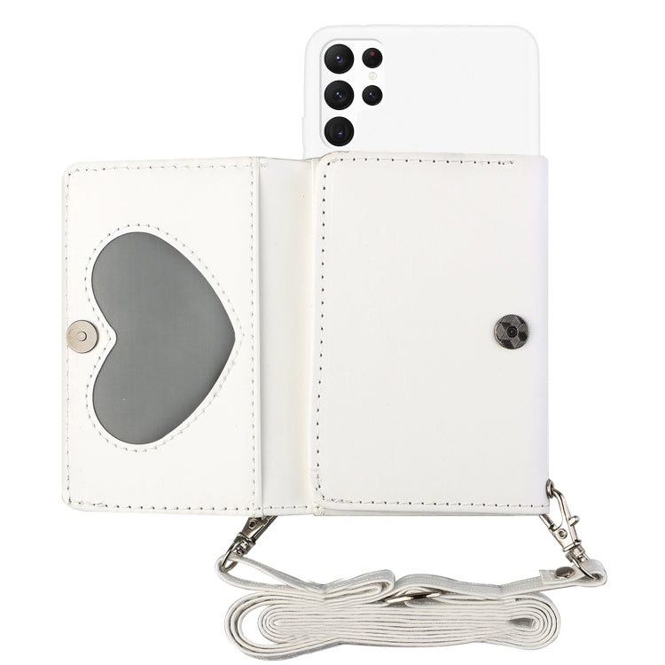 For Samsung Galaxy S22 Ultra 5G Crossbody Lanyard Wallet Card Bag Phone Case