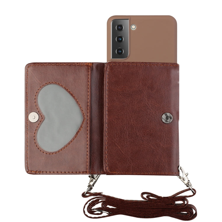 For Samsung Galaxy S22+ 5G Crossbody Lanyard Wallet Card Bag Phone Case