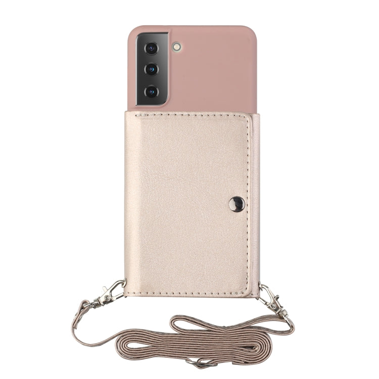 For Samsung Galaxy S22+ 5G Crossbody Lanyard Wallet Card Bag Phone Case