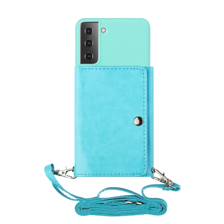 For Samsung Galaxy S22+ 5G Crossbody Lanyard Wallet Card Bag Phone Case