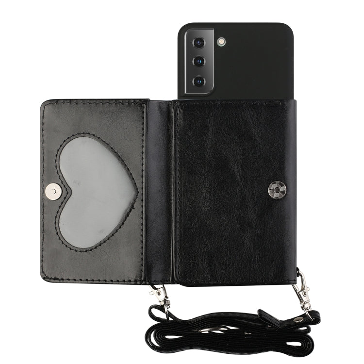 For Samsung Galaxy S22+ 5G Crossbody Lanyard Wallet Card Bag Phone Case