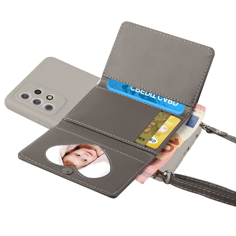 For Samsung Galaxy A33 5G Crossbody Lanyard Wallet Card Bag Phone Case