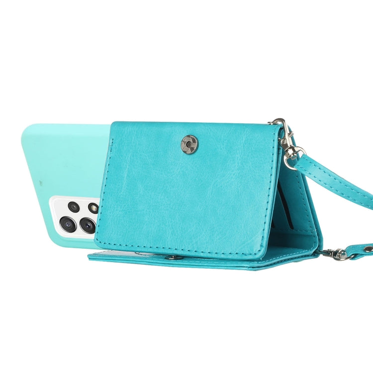 For Samsung Galaxy A33 5G Crossbody Lanyard Wallet Card Bag Phone Case