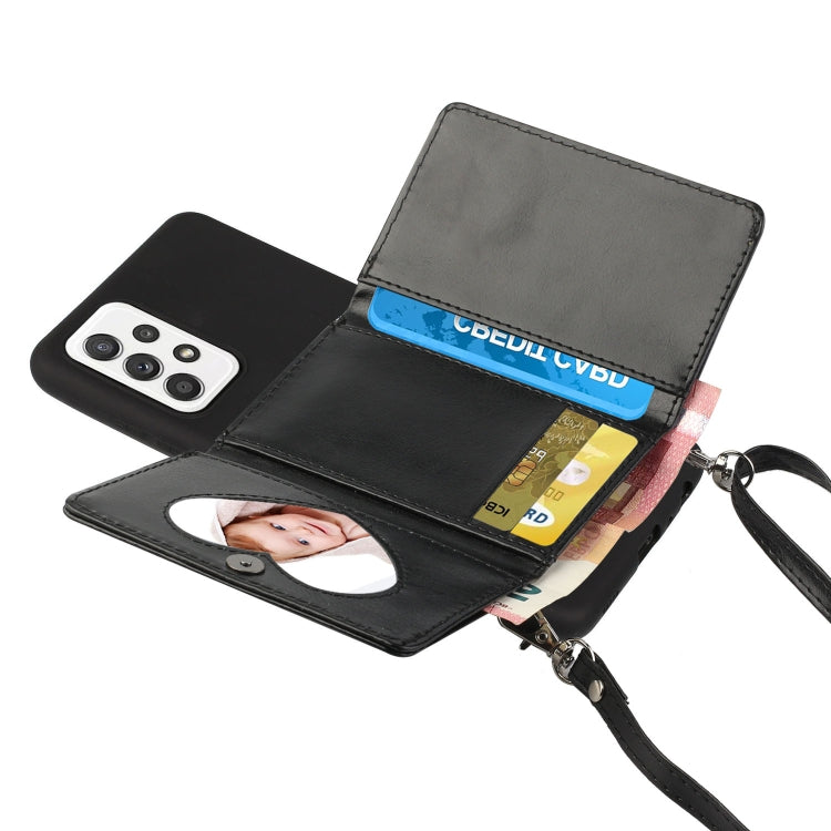 For Samsung Galaxy A33 5G Crossbody Lanyard Wallet Card Bag Phone Case