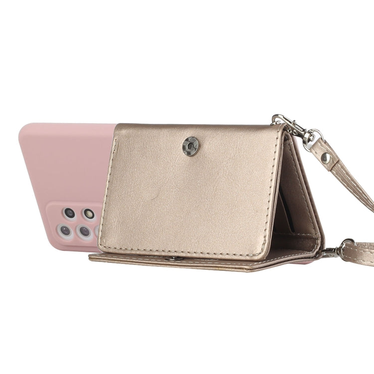 For Samsung Galaxy A53 5G Crossbody Lanyard Wallet Card Bag Phone Case