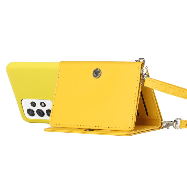 For Samsung Galaxy A53 5G Crossbody Lanyard Wallet Card Bag Phone Case