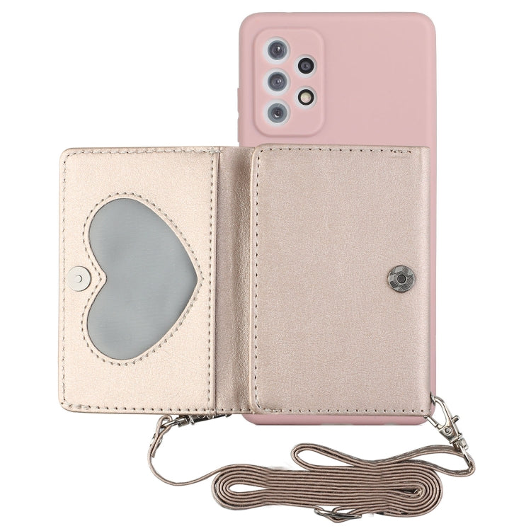 For Samsung Galaxy A73 5G Crossbody Lanyard Wallet Card Bag Phone Case