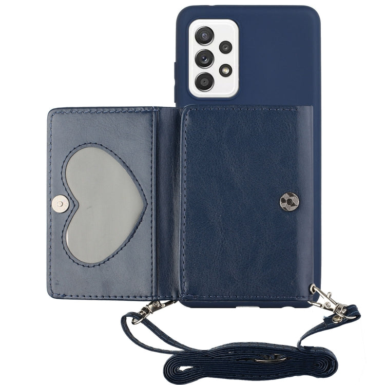 For Samsung Galaxy A73 5G Crossbody Lanyard Wallet Card Bag Phone Case