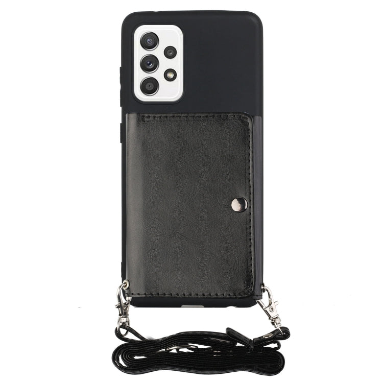 For Samsung Galaxy A73 5G Crossbody Lanyard Wallet Card Bag Phone Case