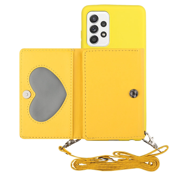 For Samsung Galaxy A73 5G Crossbody Lanyard Wallet Card Bag Phone Case