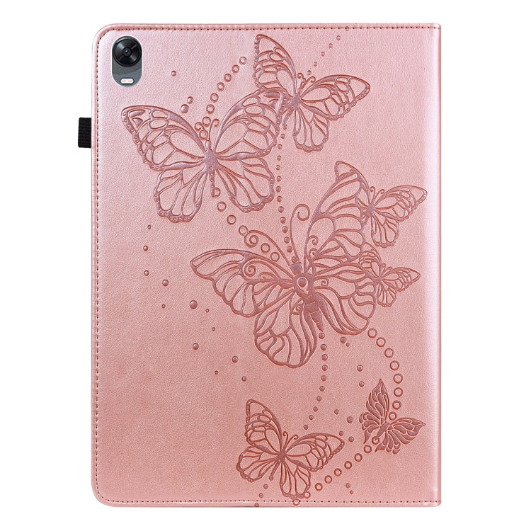 For OPPO Pad 11 inch 2022 Embossed Butterfly Pattern Leather Tablet Case