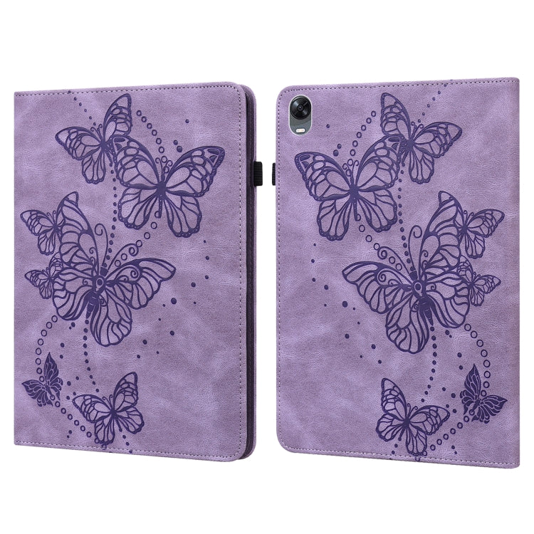 For OPPO Pad 11 inch 2022 Embossed Butterfly Pattern Leather Tablet Case