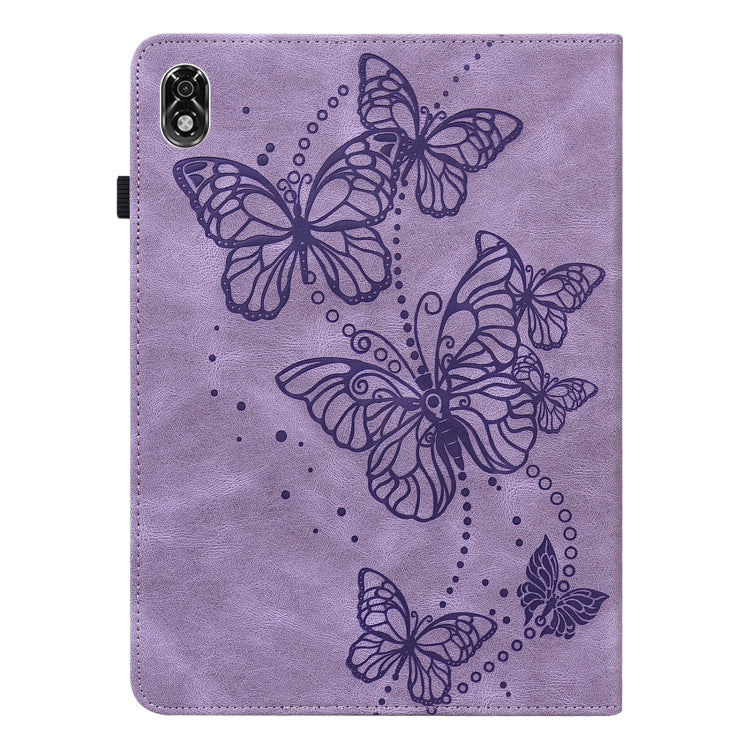 For Lenovo Legion Y700 Embossed Butterfly Pattern Leather Tablet Case