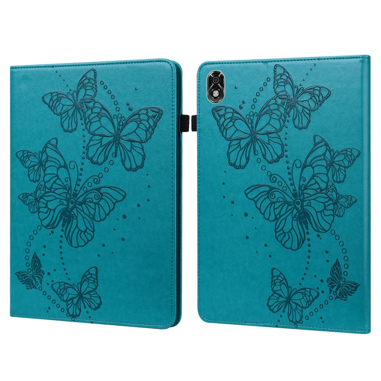 For Lenovo Legion Y700 Embossed Butterfly Pattern Leather Tablet Case