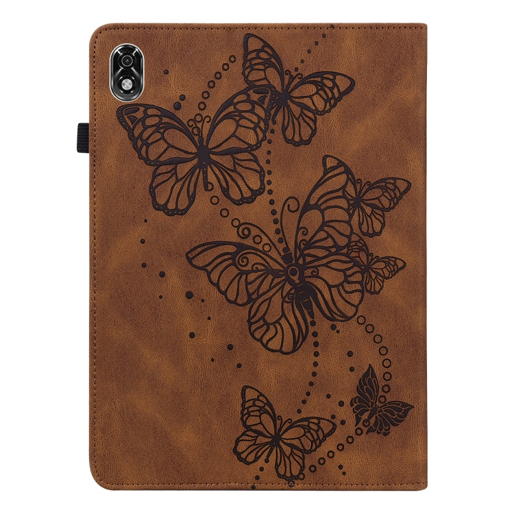 For Lenovo Legion Y700 Embossed Butterfly Pattern Leather Tablet Case