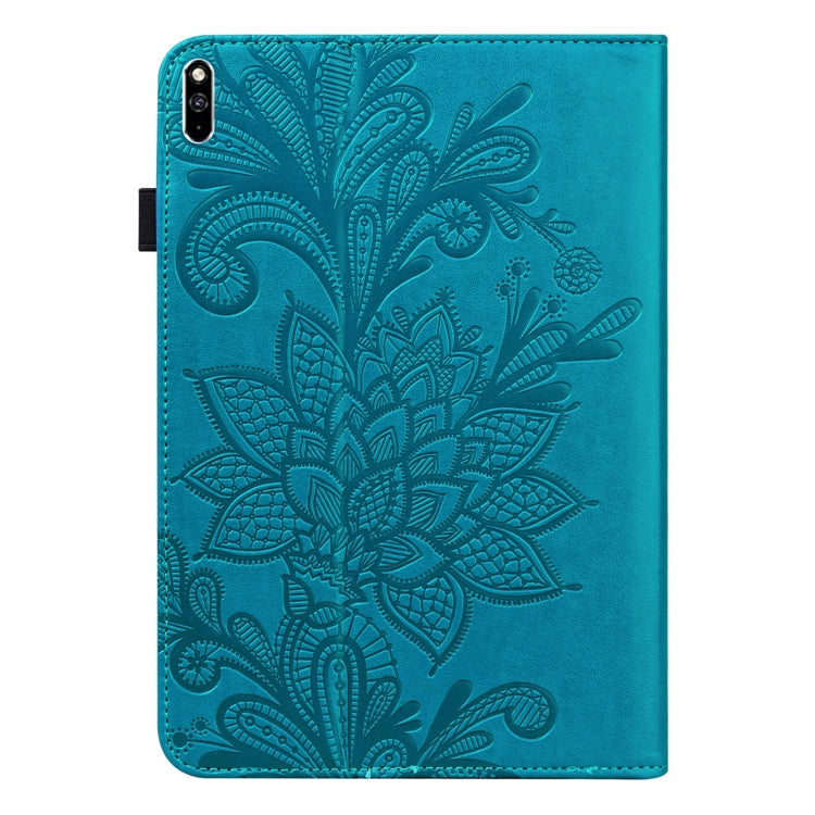 Lace Flower Embossing Pattern Leather Tablet Case For Huawei MatePad Pro 10.8 2021 / 2019