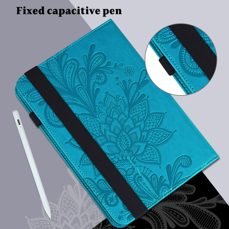 Lace Flower Embossing Pattern Leather Tablet Case For Huawei MatePad Pro 10.8 2021 / 2019