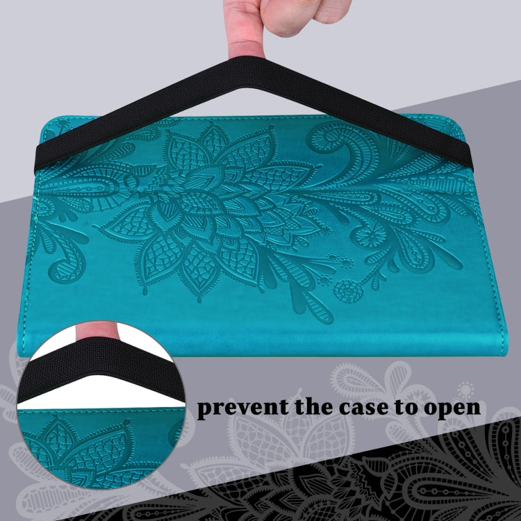 Lace Flower Embossing Pattern Leather Tablet Case For Huawei MatePad Pro 10.8 2021 / 2019