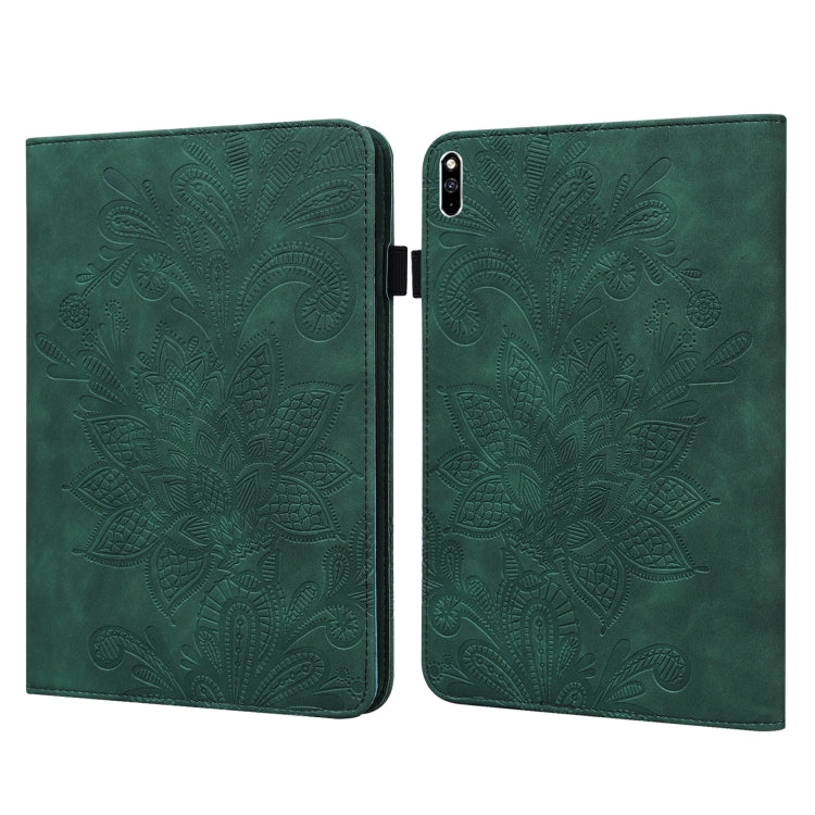 Lace Flower Embossing Pattern Leather Tablet Case For Huawei MatePad Pro 10.8 2021 / 2019