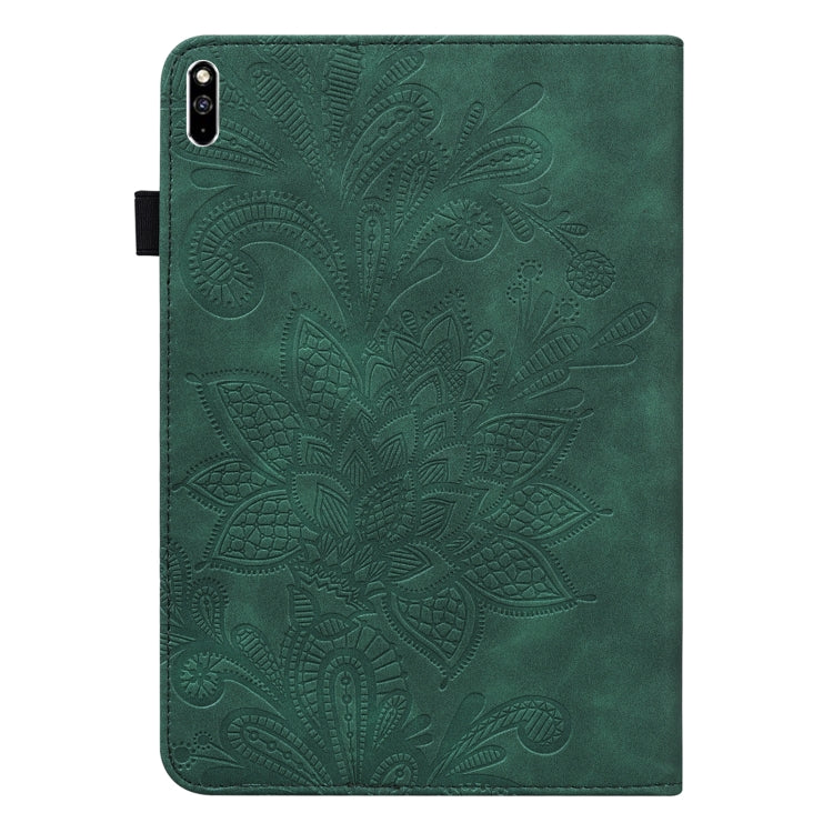 Lace Flower Embossing Pattern Leather Tablet Case For Huawei MatePad Pro 10.8 2021 / 2019