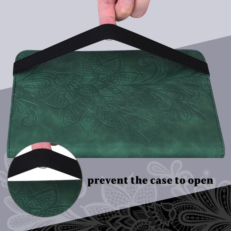 Lace Flower Embossing Pattern Leather Tablet Case For Huawei MatePad Pro 10.8 2021 / 2019