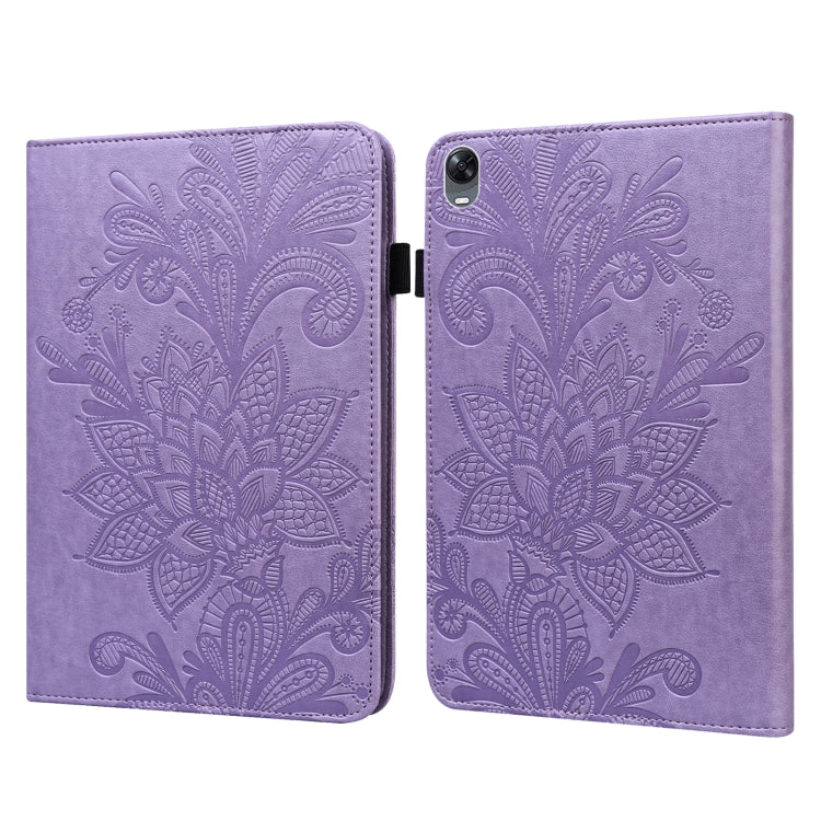 Lace Flower Embossing Pattern Leather Tablet Case For OPPO Pad