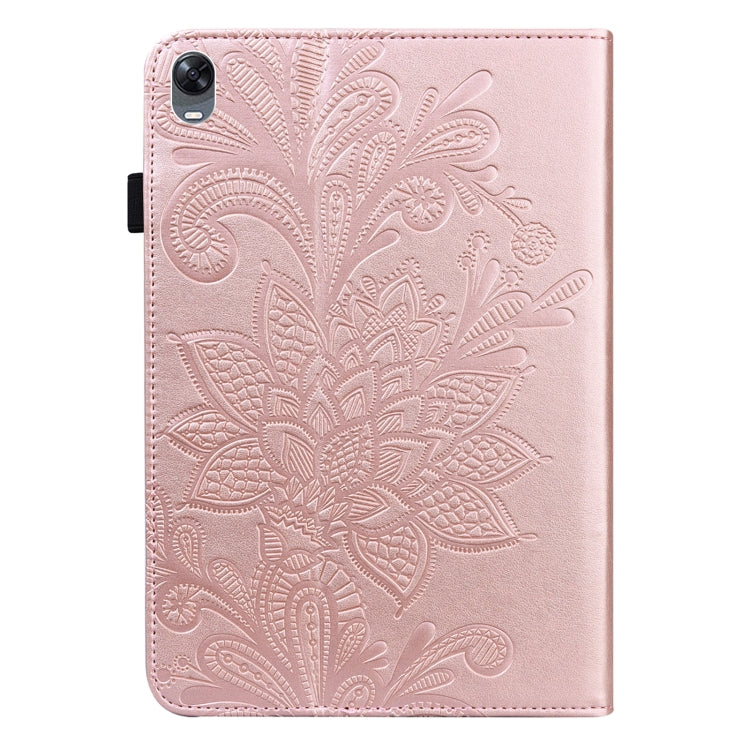 Lace Flower Embossing Pattern Leather Tablet Case For OPPO Pad